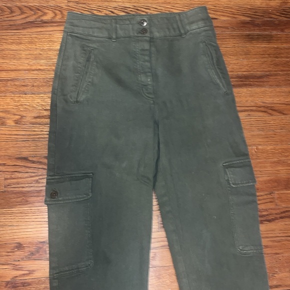 Wilfred Free Aritzia Modern Cargo Pants Size 8 Khaki Green - Picture 10 of 10